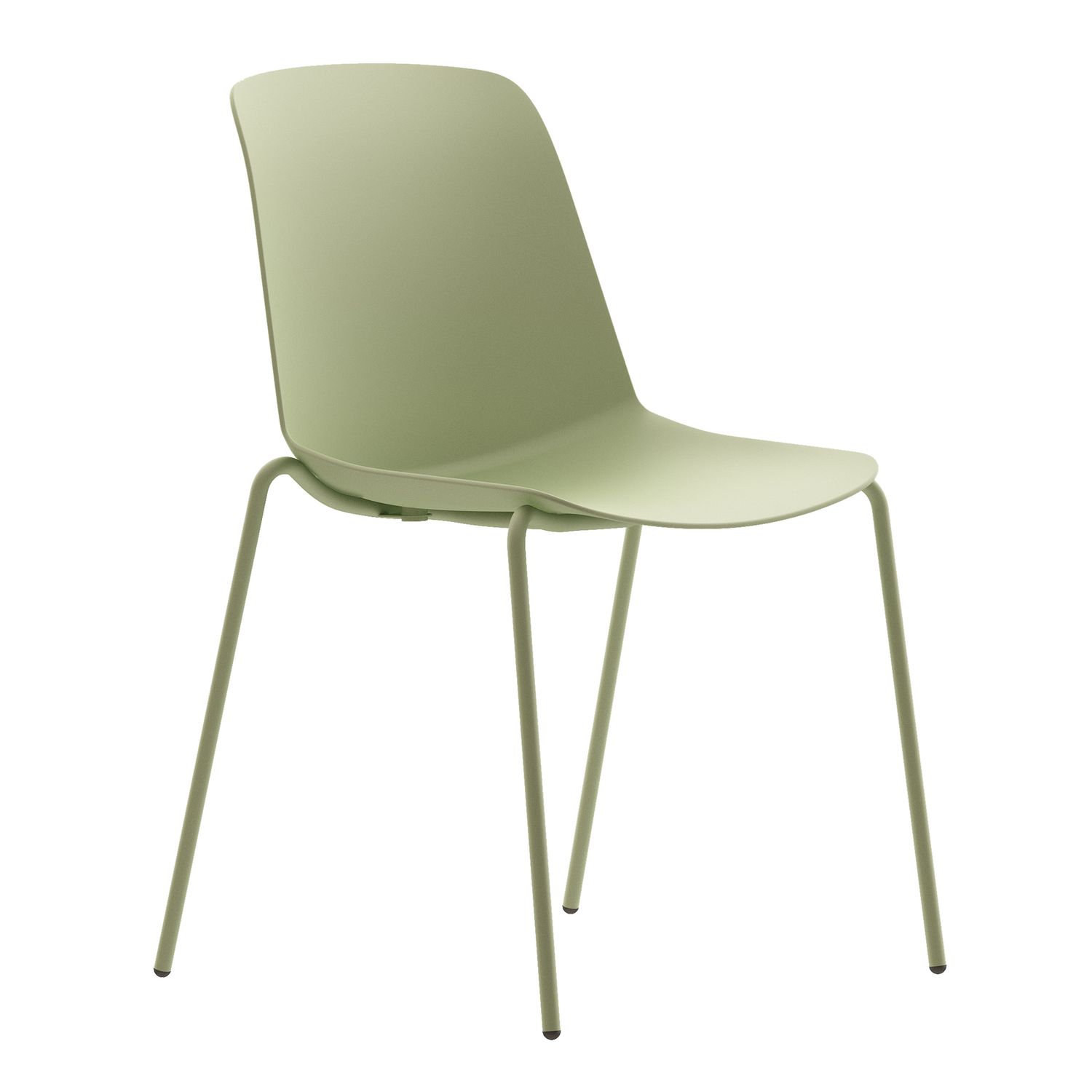 Seduta attesa Luna - 4 gambe - verde - Unisit Unisit