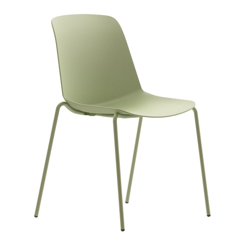 Seduta attesa Luna - 4 gambe - verde - Unisit Unisit