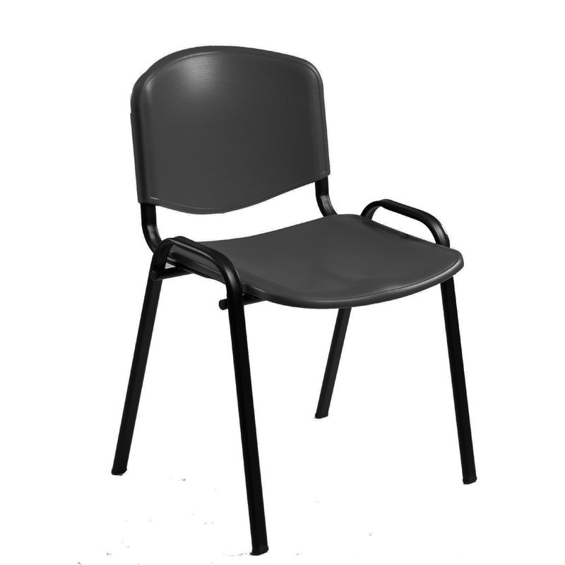 Seduta attesa Dado D5PS - senza braccioli - PPL - nero - Unisit Unisit