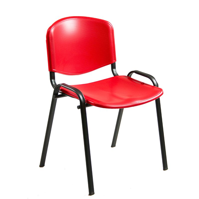 Seduta attesa Dado D5PS - senza braccioli - PPL - rosso - Unisit Unisit
