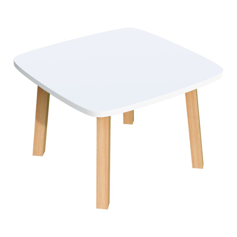 Tavolino attesa Woody - bianco - Paperflow PAPERFLOW