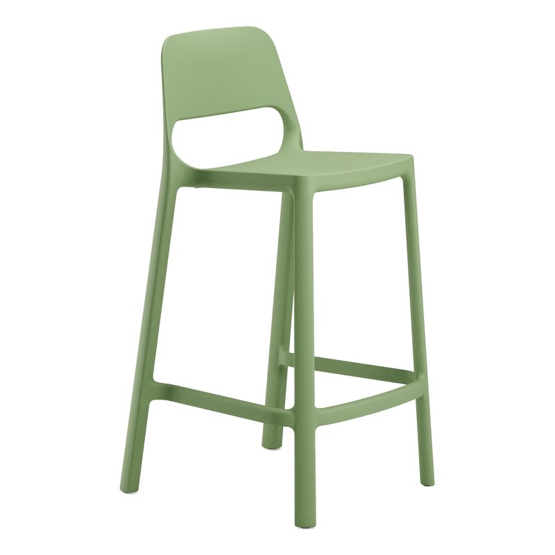 Sgabello alto Nuke - PP - verde - Unisit Unisit