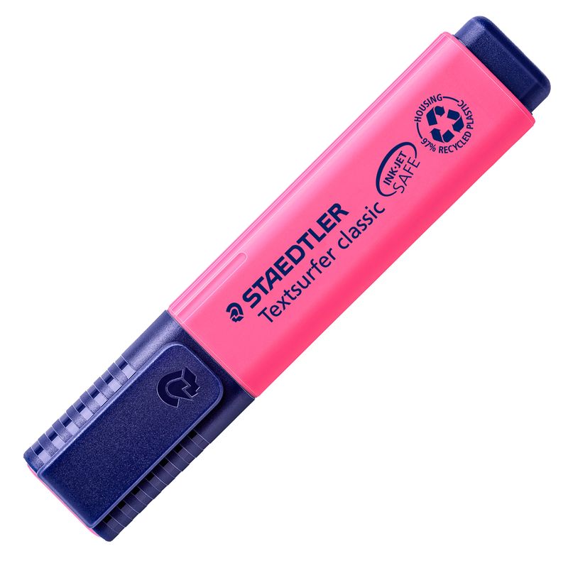 Evidenziatore Textsurfer Classic - punta a scalpello - tratto da 1,0-5,0mm - fucsia  - Staedtler STAEDTLER