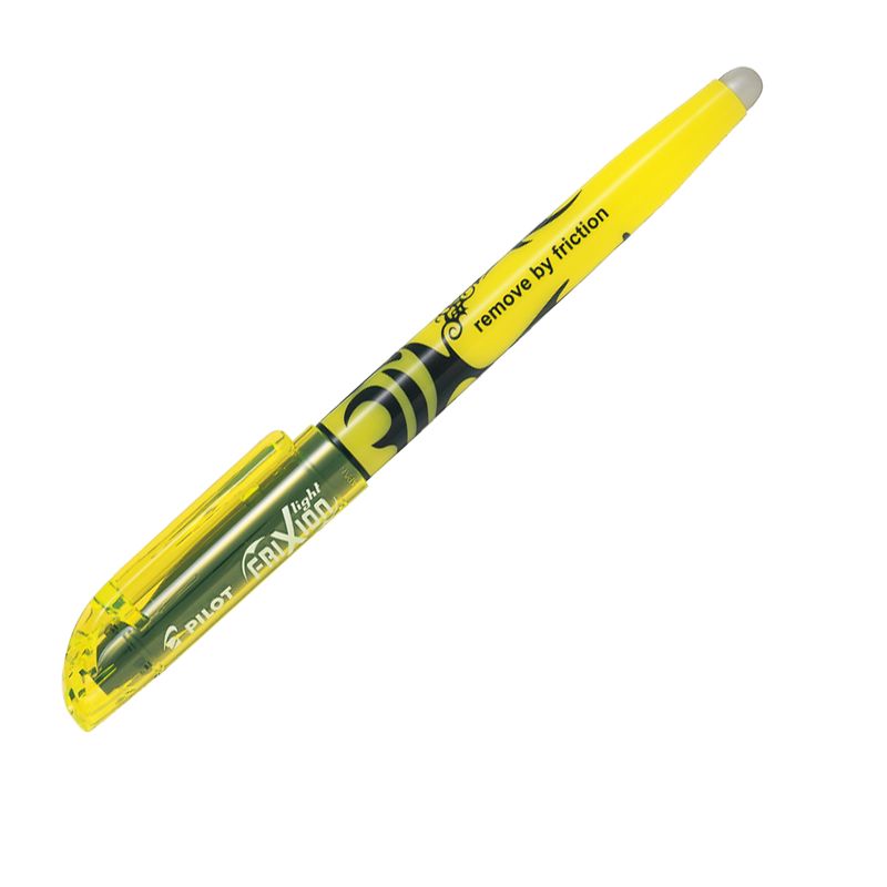 Evidenziatore cancellabile Frixion Light - punta a scalpello 4,0mm - tratto 3,3mm - giallo - Pilot PILOT