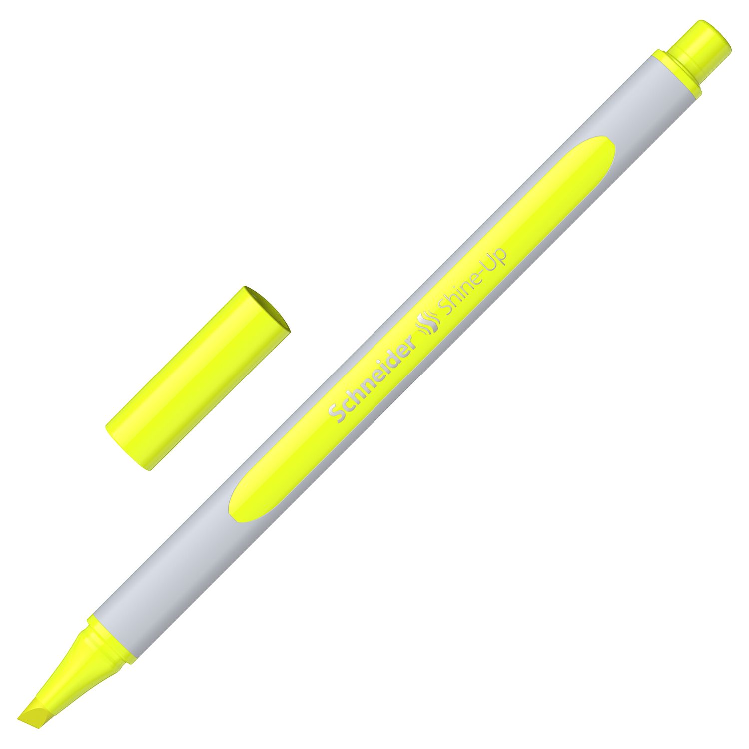 Evidenziatore Shine-Up - punta a scalpello  - giallo - Schneider SCHNEIDER