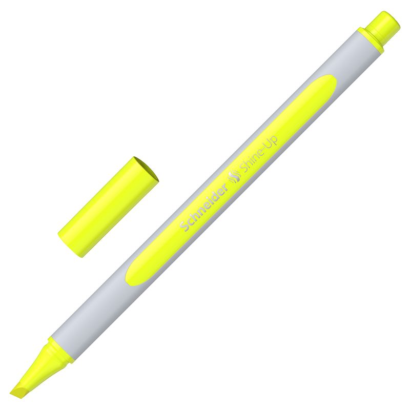 Evidenziatore Shine-Up - punta a scalpello  - giallo - Schneider SCHNEIDER