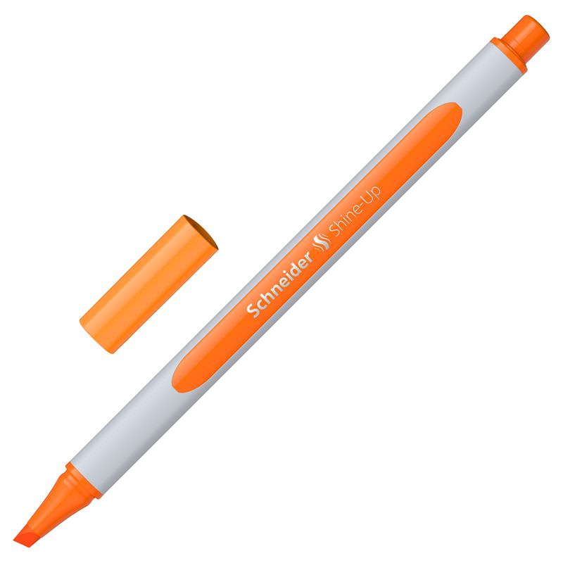 Evidenziatore Shine-Up - punta a scalpello  - arancione - Schneider SCHNEIDER