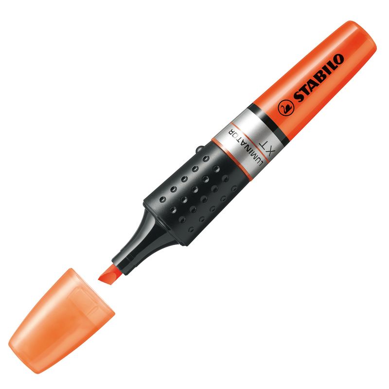 Evidenziatore Stabilo Luminator - punta a scalpello - tratto 2 - 5 mm - arancio - Stabilo STABILO