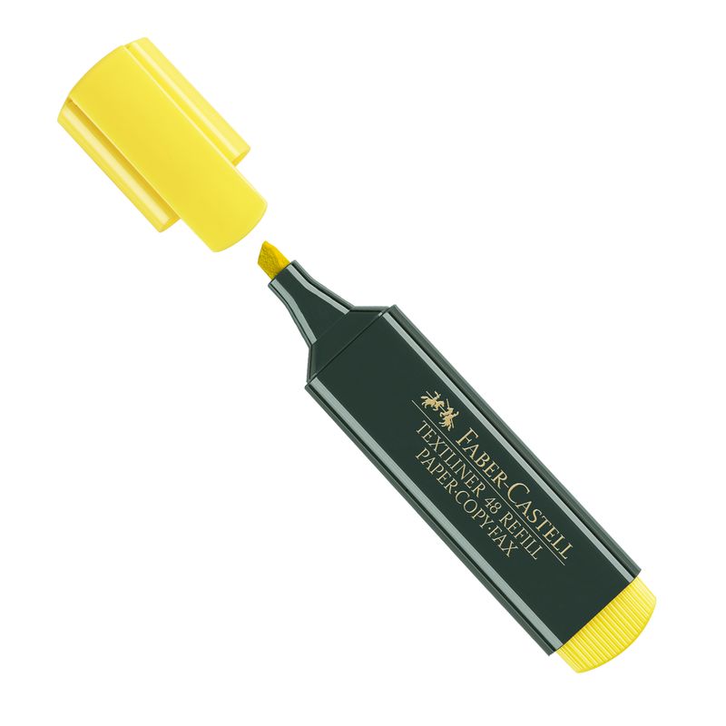 Evidenziatore Textliner 48 - punta a scalpello - colori assortiti - Faber-Castell - astuccio 8 colori FABER-CASTELL
