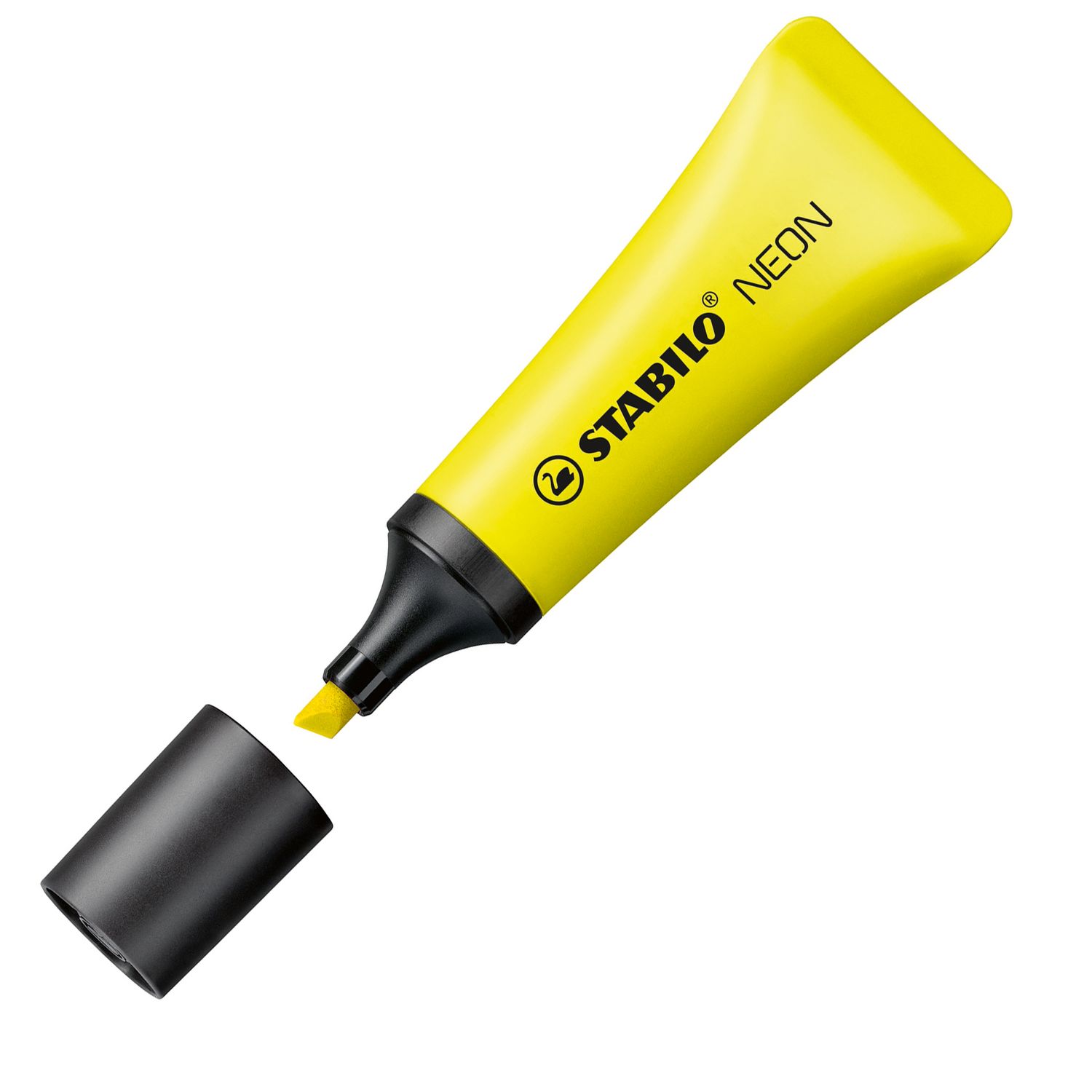 Evidenziatore stabilo Neon - punta a scalpello - tratto da 2,0-5,0mm - colore giallo  - Stabilo STABILO