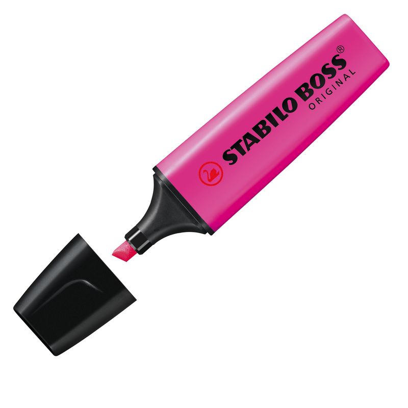 Evidenziatore Stabilo Boss Original - punta a scalpello - tratto 2 - 5 mm - lilla 58 - Stabilo STABILO