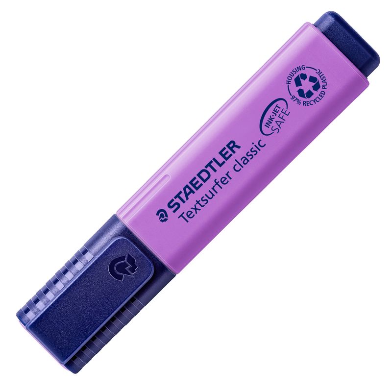Evidenziatore Textsurfer Classic - punta a scalpello - tratto da 1,0-5,0mm - viola - Staedtler STAEDTLER