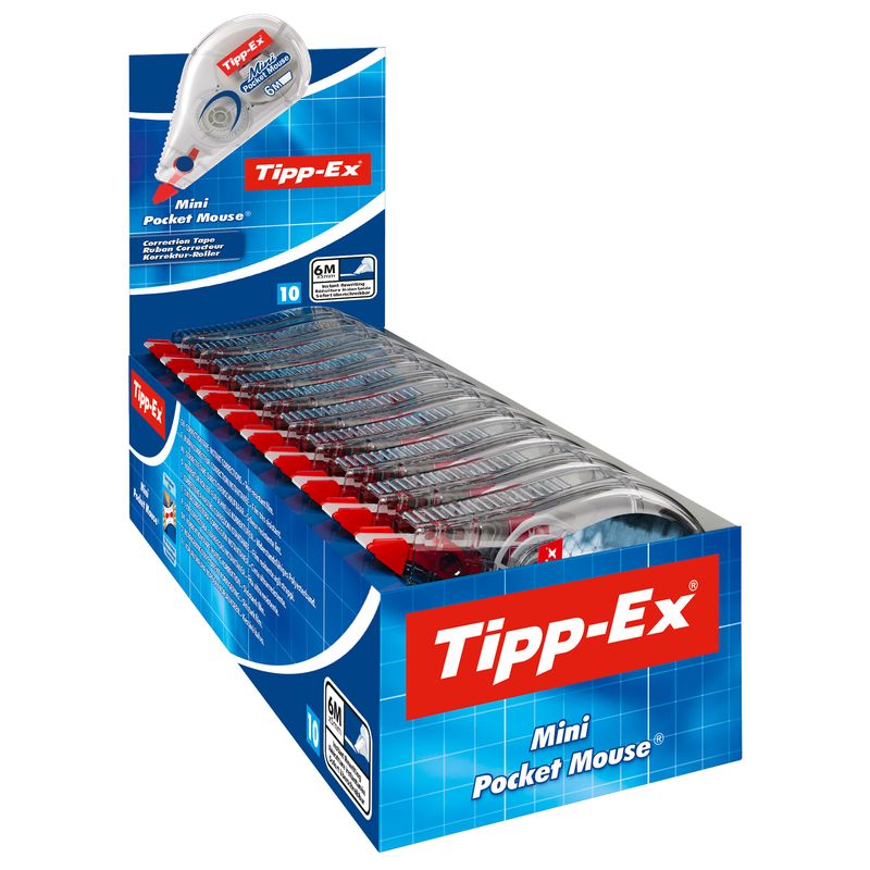 Correttore pocket mouse Decor - Tipp-Ex - expo 10 pezzi TIPP-EX