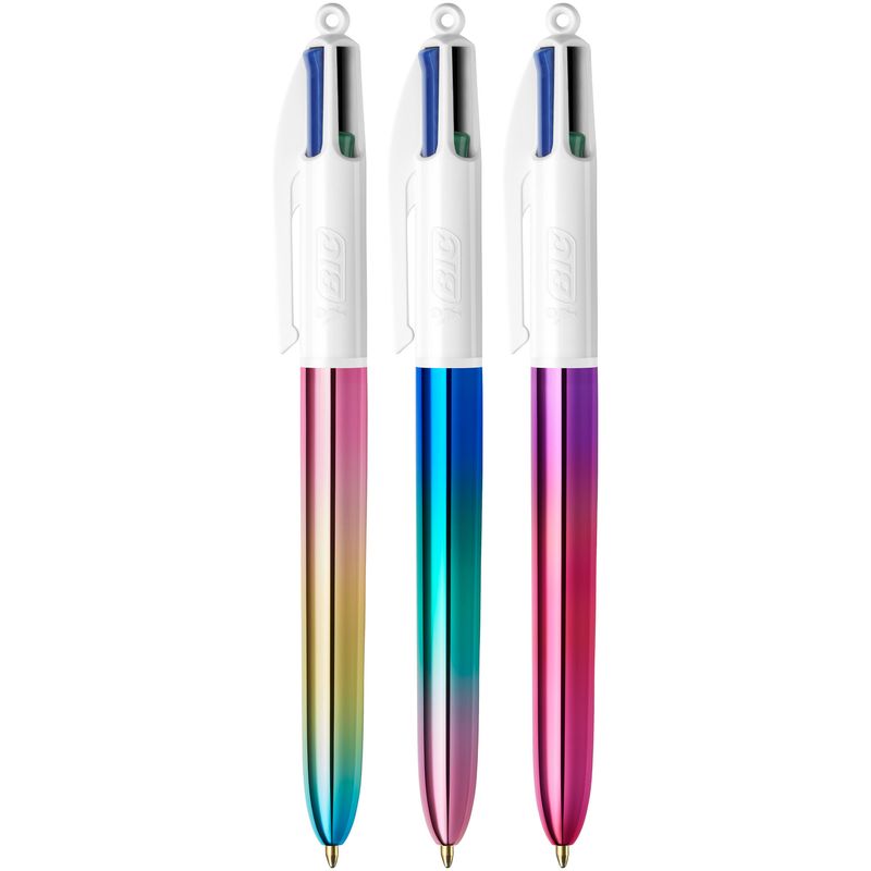 Penna 4 Colours Gradient - colori assortiti - Bic - expo 30 pezzi BIC