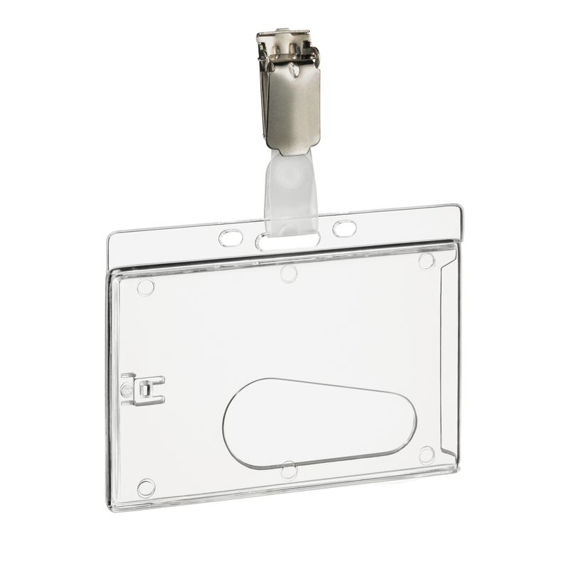 Portabadge rigido - 5,4 x 8,5 cm - Durable - conf. 50 pezzi DURABLE