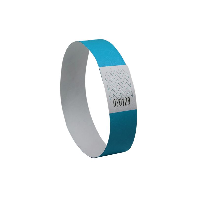Braccialetti identificativi - in Tyvek - blu fluo - 265 x 19 mm - 50 fogli - 10 et/fg - Avery - Conf. 500 pezzi AVERY