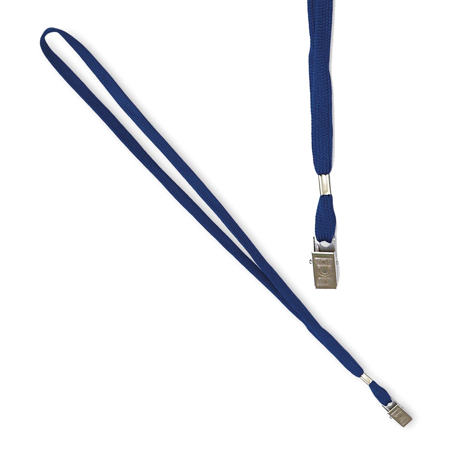 Cordoncino per portabadge - 49 x 1 cm - blu - Lebez - conf. 100 pezzi LEBEZ