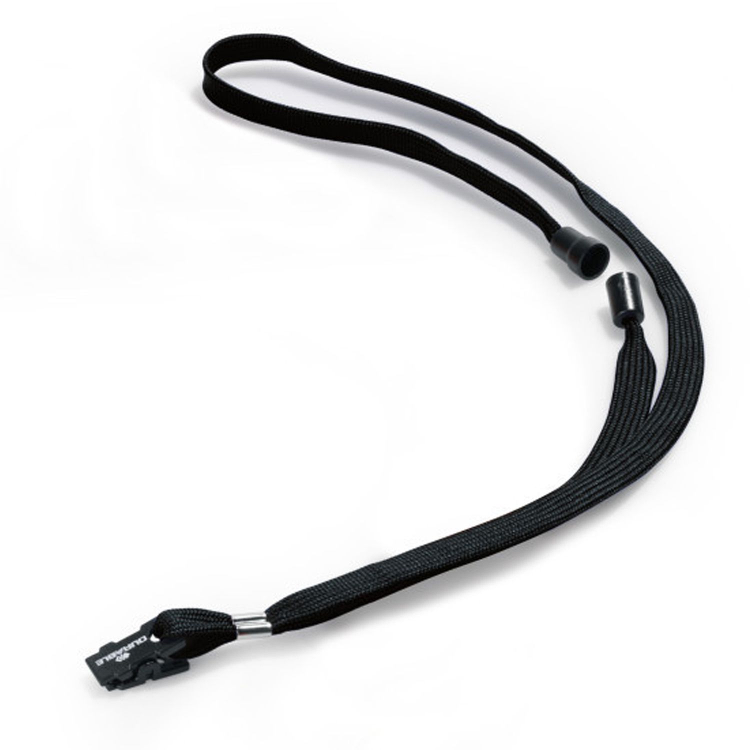 Cordoncino per portabadge - 44 x 1 cm - tessuto - nero - Durable - conf. 10 pezzi DURABLE