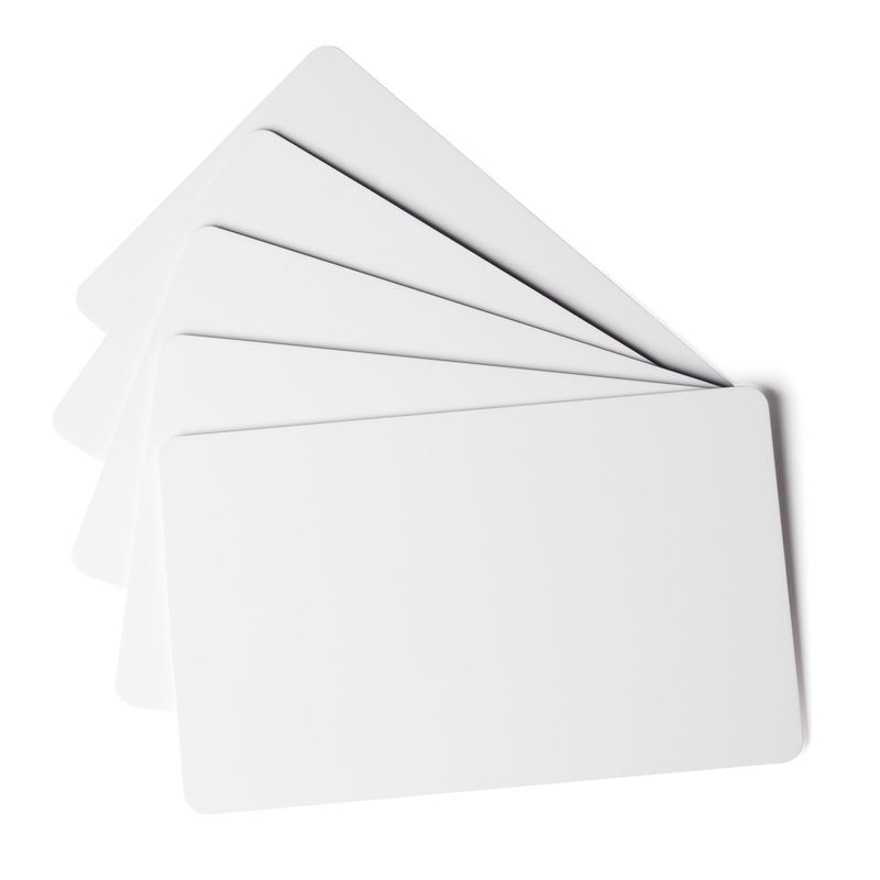 Tessere bianche per stampante Duracard ID 300 - spessore 0,5 mm - 54 x 86 mm - Durable - conf. 100 pezzi DURABLE