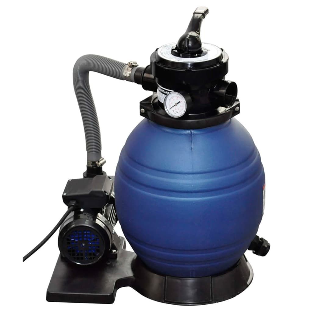 Pompe con Filtro a Sabbia 2 pz 400 W 11000 l/h vidaXL