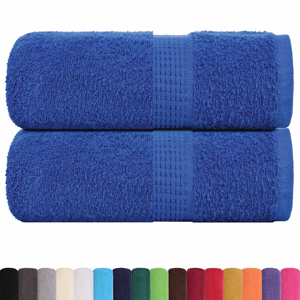 Asciugamani FROGN 2 pz Blu 30x30 cm 360 g/m² vidaXL