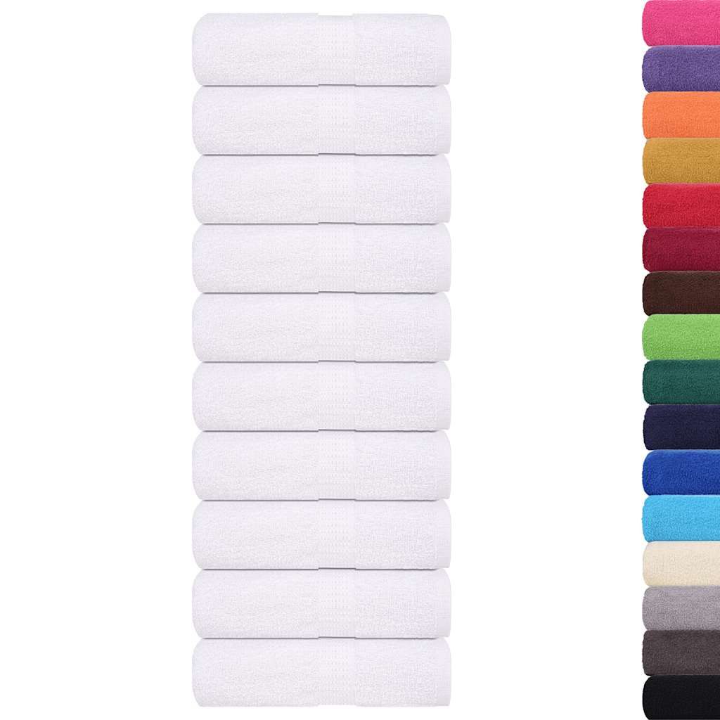 Asciugamani per ospiti FROGN 50 pz Bianco 30x50 cm 360 g/m² vidaXL