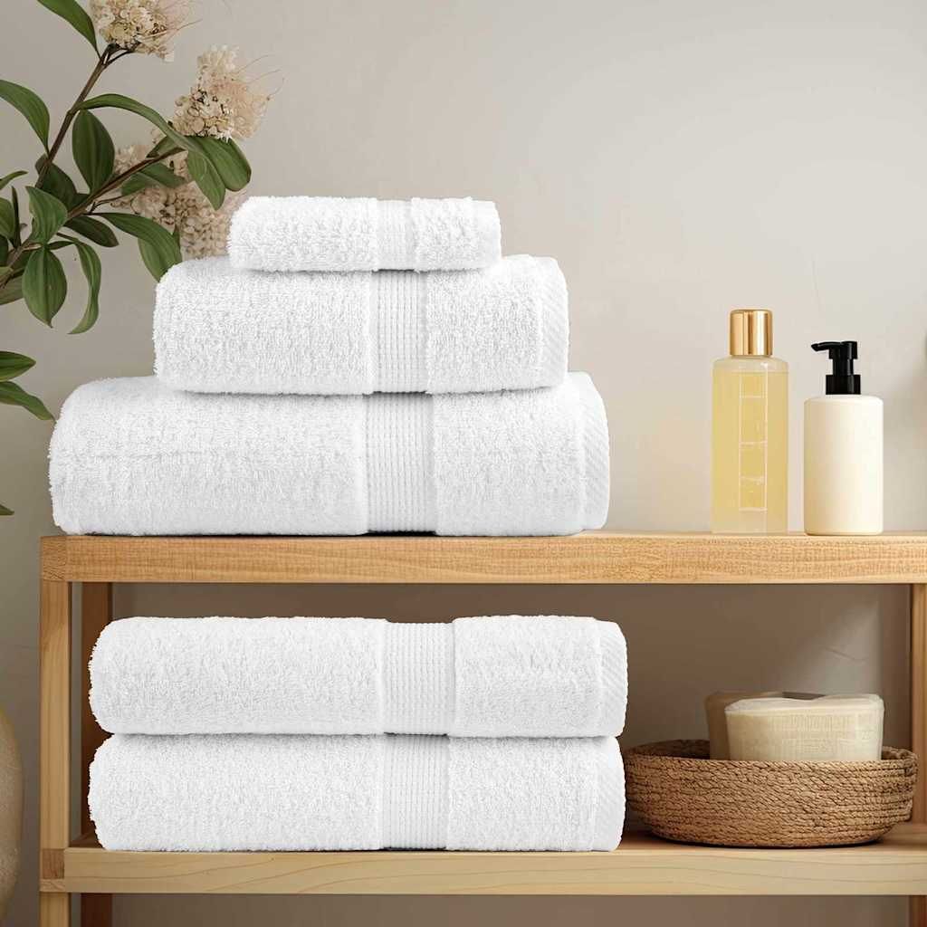 Asciugamano per Ospiti SOLUND 10 pcs Bianco 15 x 21 cm 550 gsm vidaXL