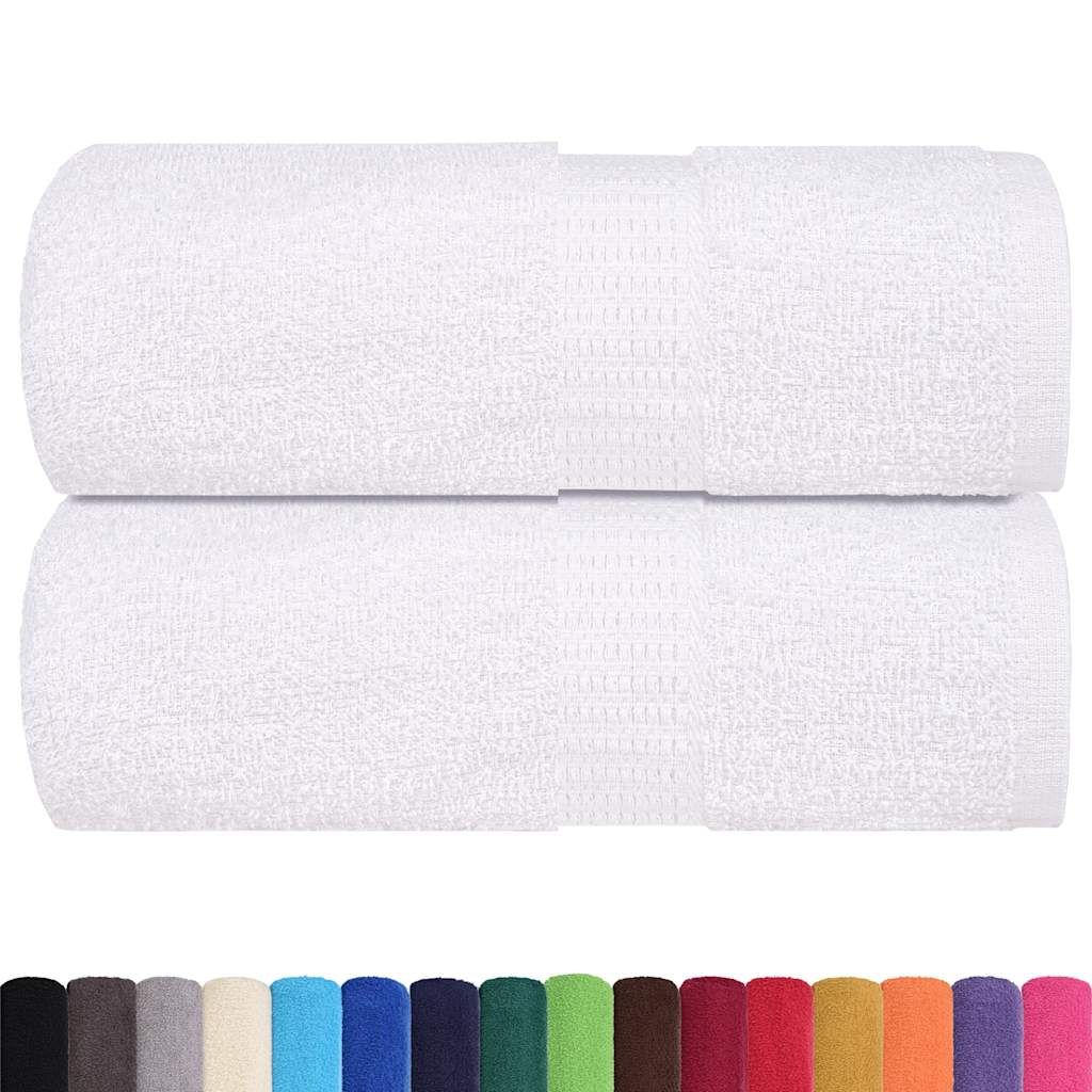 Asciugamani per ospiti FROGN 2 pz Bianco 30x50 cm 360 g/m² vidaXL