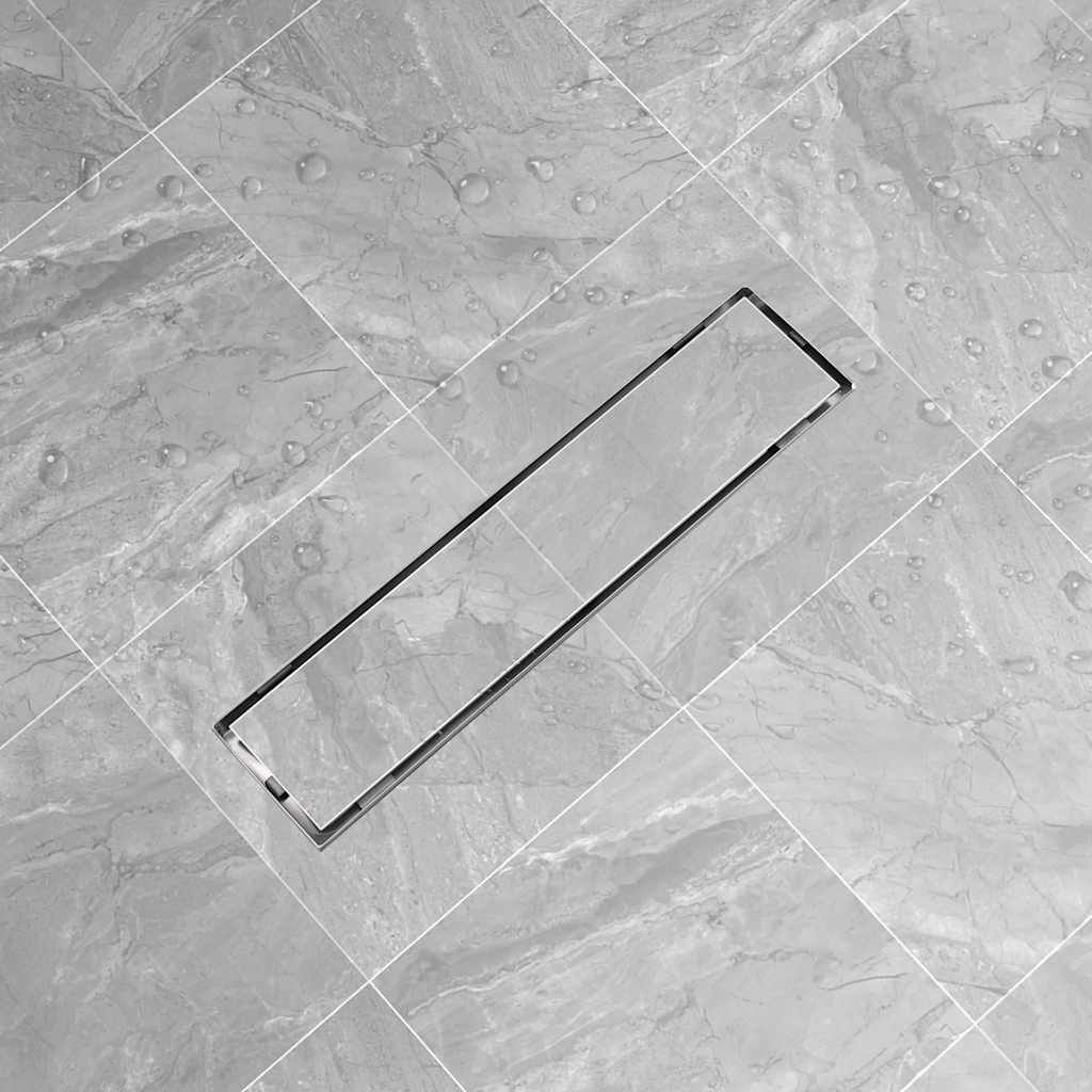 Canaletta di Drenaggio Lineare 530x140 mm in Acciaio Inox vidaXL
