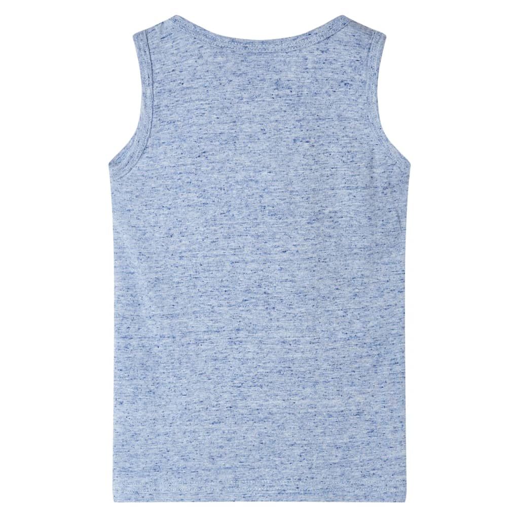 Canotta da Bambino Blu Mélange 104 vidaXL