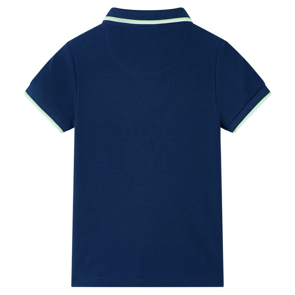 Polo da Bambino Blu Marino 140 vidaXL