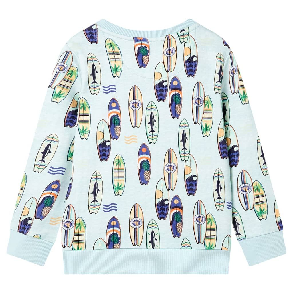Felpa da Bambino Blu Tenue Mélange 116 vidaXL