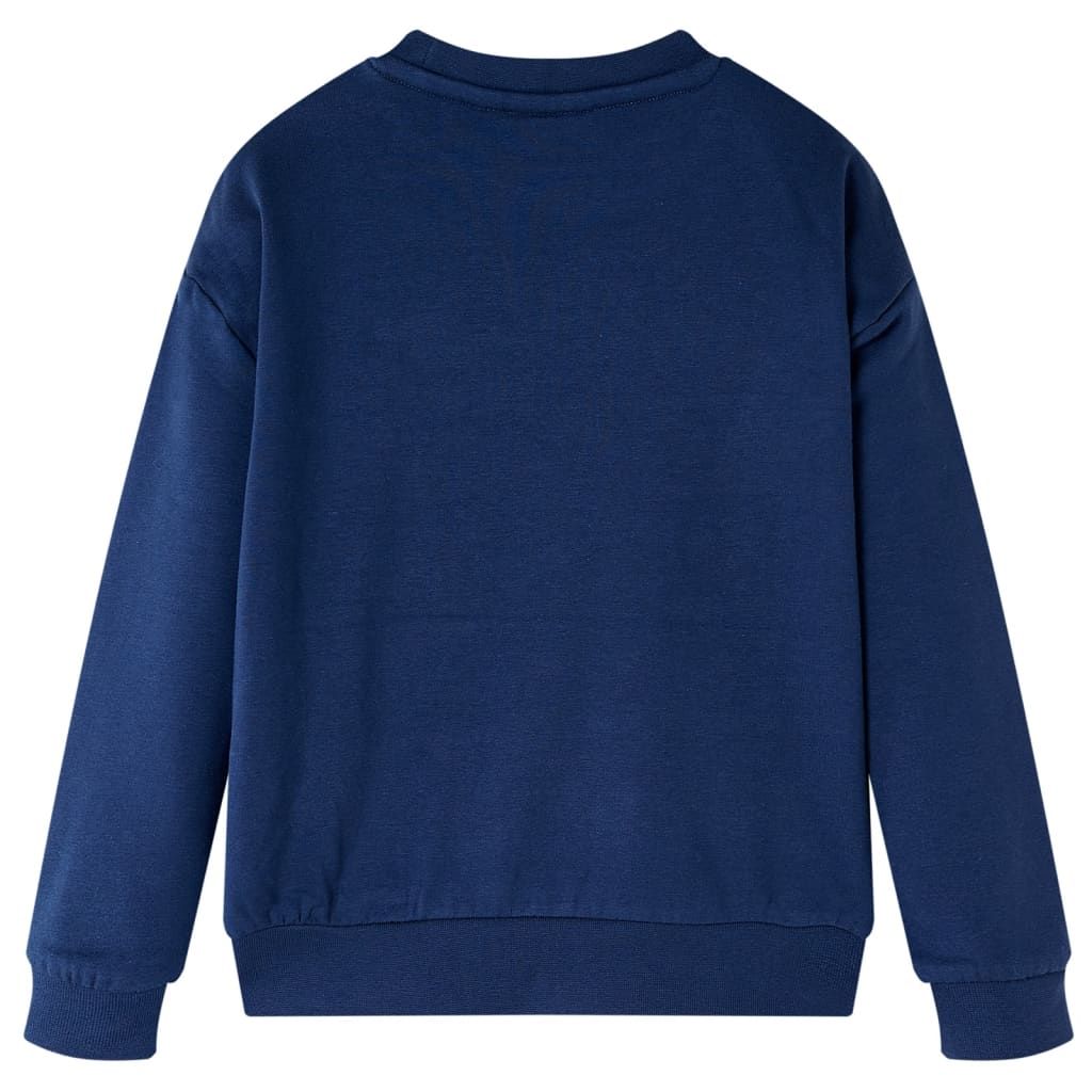 Felpa da Bambina Blu Marino 104 vidaXL
