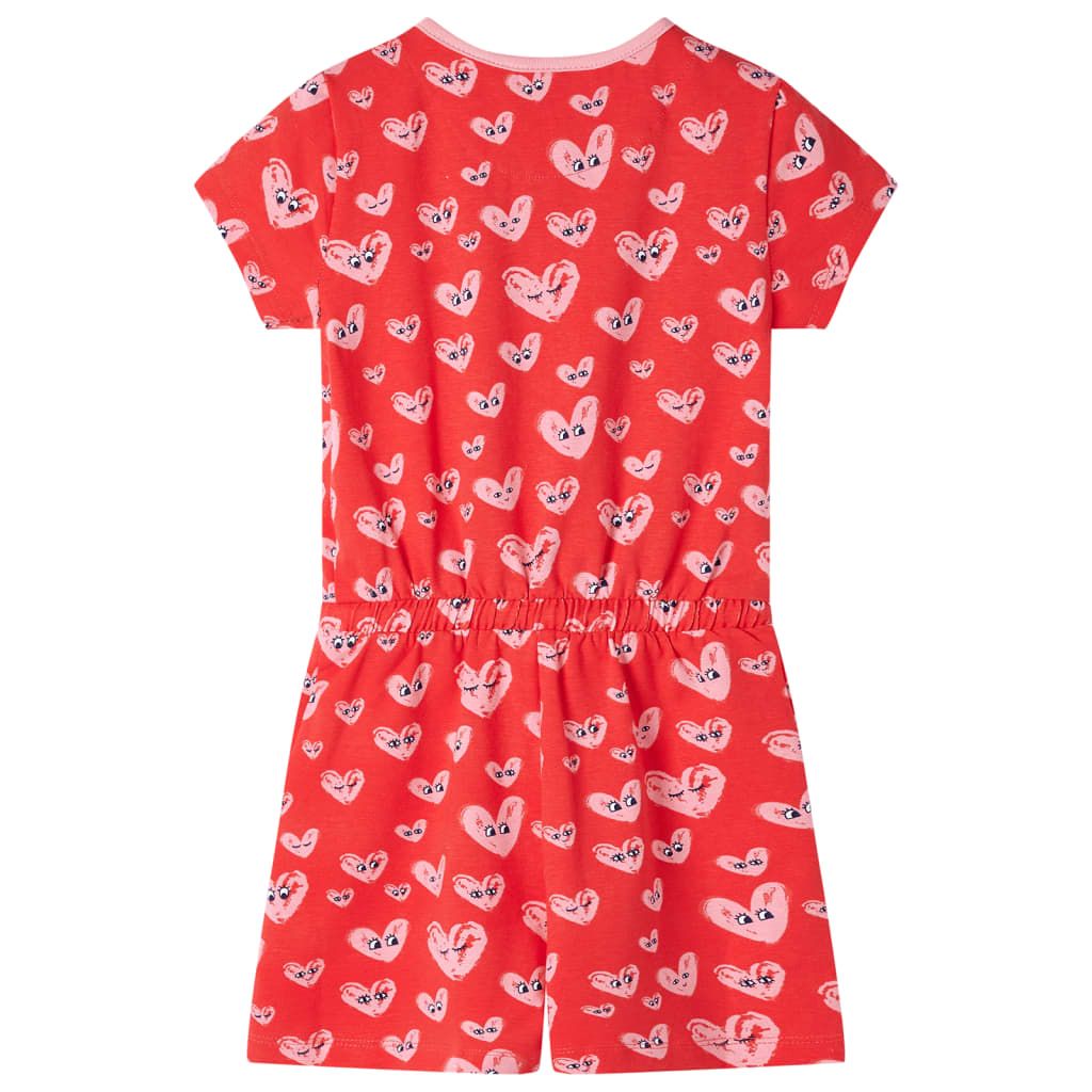 Tutina da Bambina Rossa 104 vidaXL