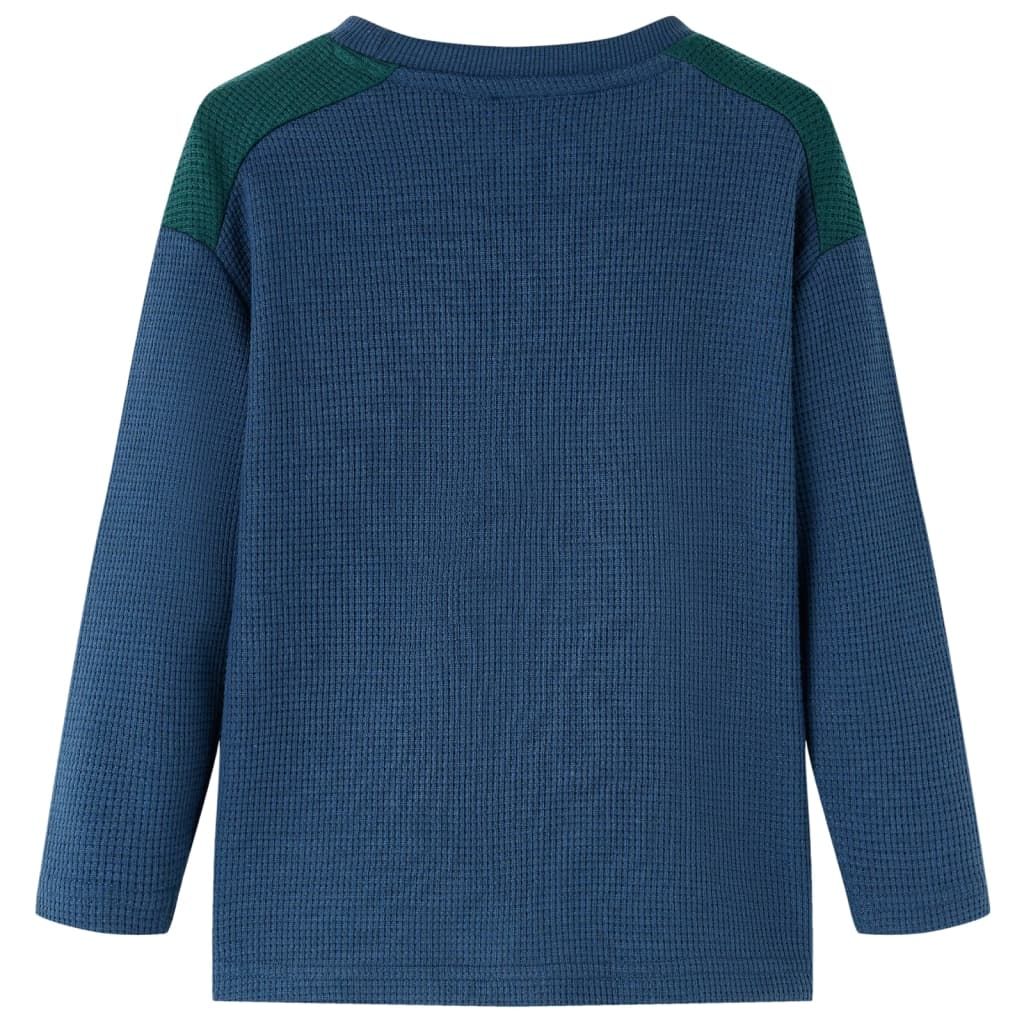 Felpa da Bambino Blu Marino 128 vidaXL