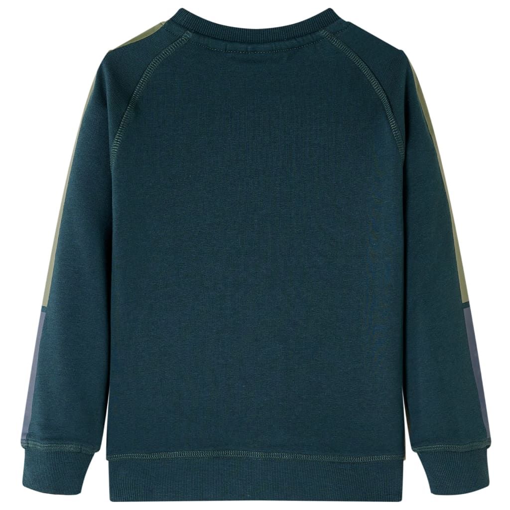Felpa per Bambini Verde Muschio 128 vidaXL