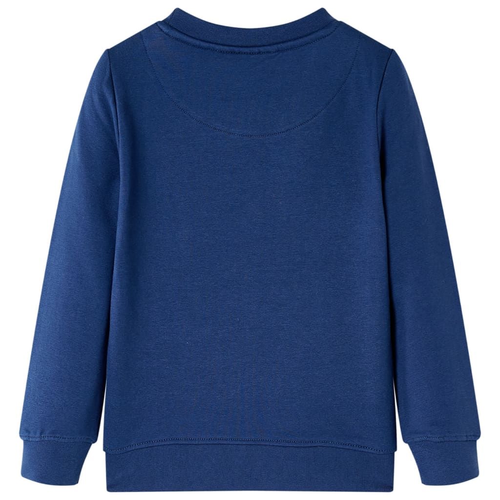 Felpa per Bambini Blu Marino 128 vidaXL