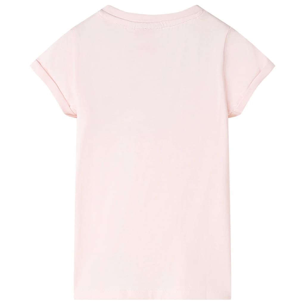 Maglietta da Bambina Rosa Tenue 92 vidaXL