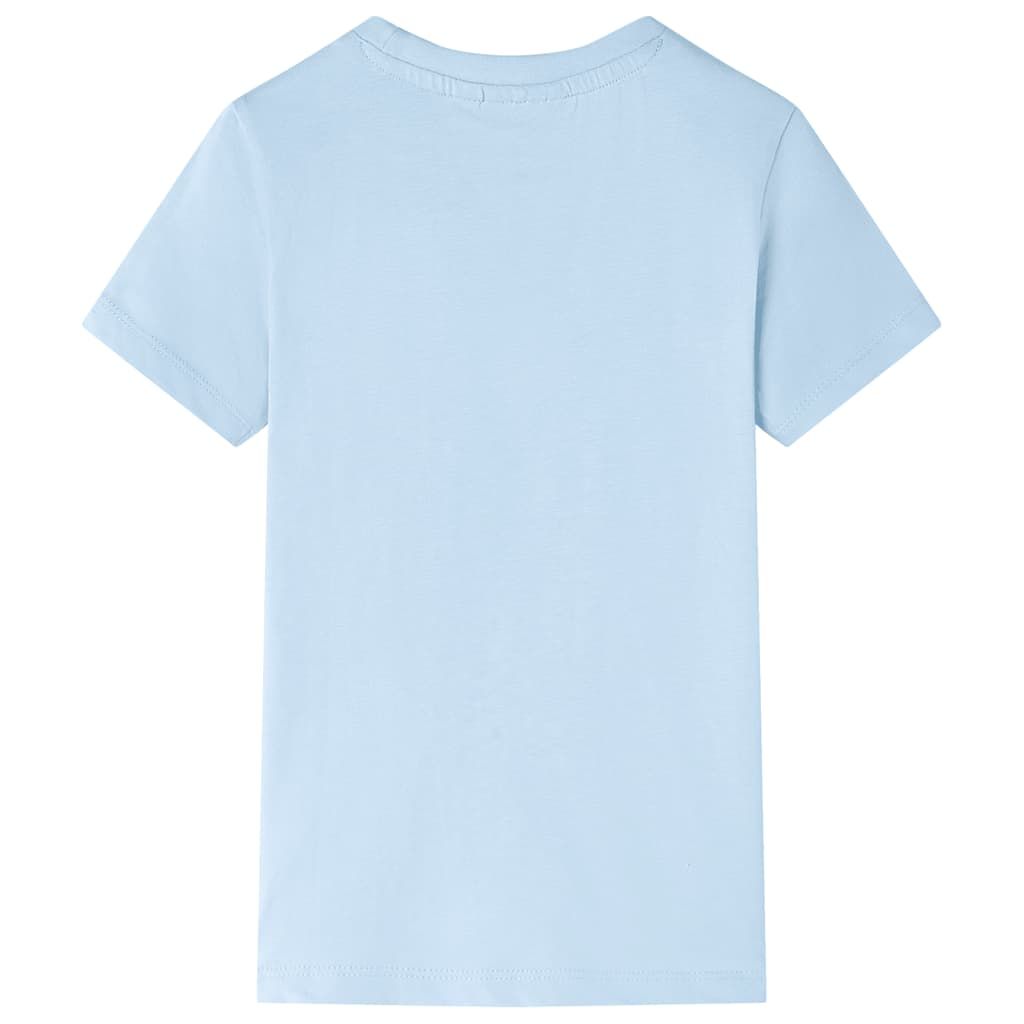 Maglietta da Bambino Azzurra 116 vidaXL