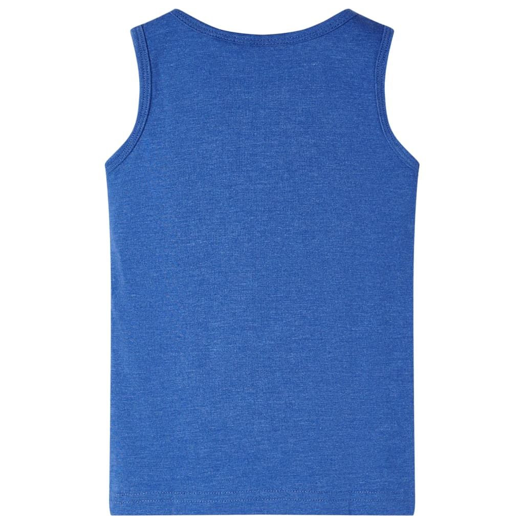 Canotta da Bambino Blu Mélange 104 vidaXL