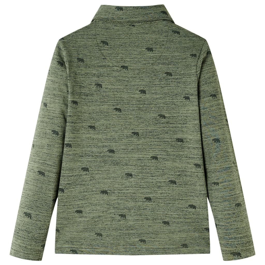 Camicia per Bambini Cachi Mélange 140 vidaXL