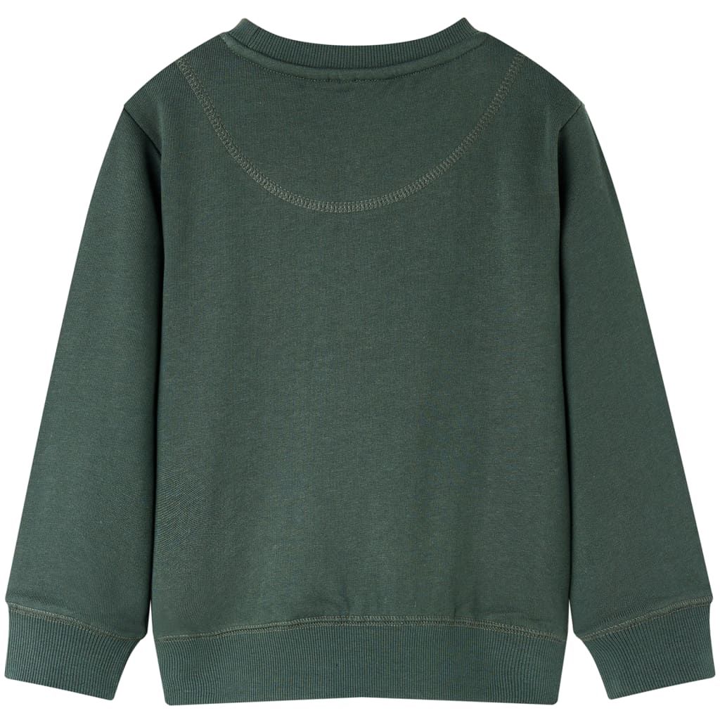 Felpa per Bambini Verde Scuro 92 vidaXL