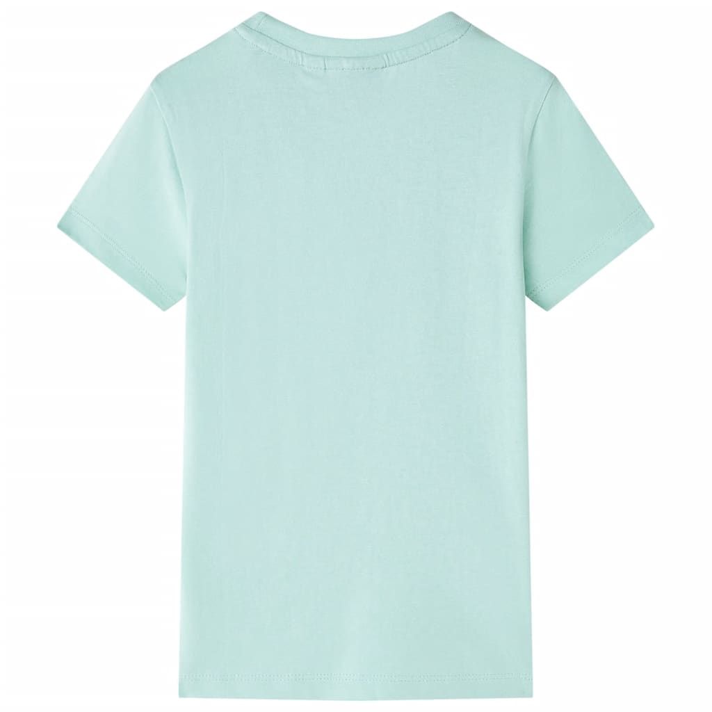 Maglietta da Bambina Menta Chiaro 140 vidaXL