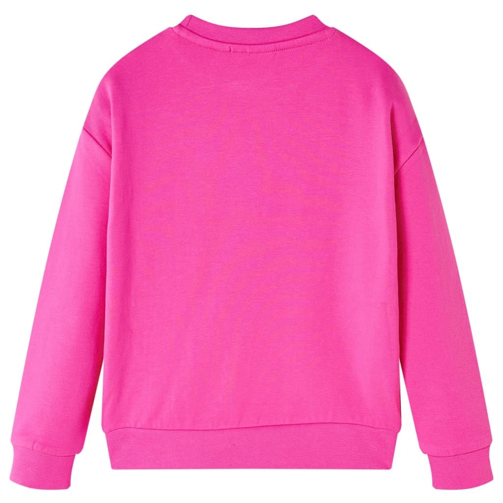 Felpa da Bambina Rosa Scuro 140 vidaXL