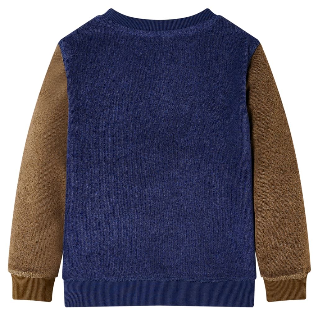 Felpa da Bambino Blu Marino 128 vidaXL