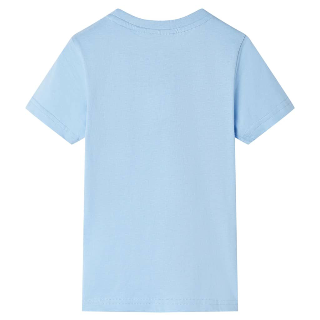 Maglietta da Bambino a Maniche Corte Azzurra 104 vidaXL