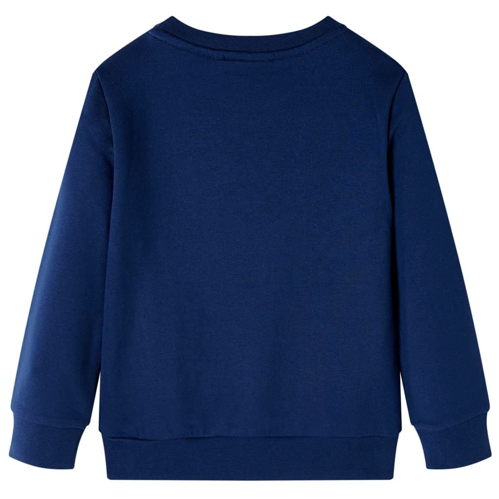 Felpa da Bambini Blu Marino 116 vidaXL