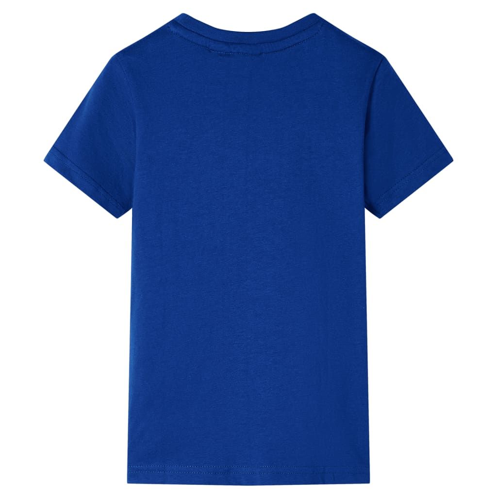Maglietta per Bambini Blu Scuro 104 vidaXL
