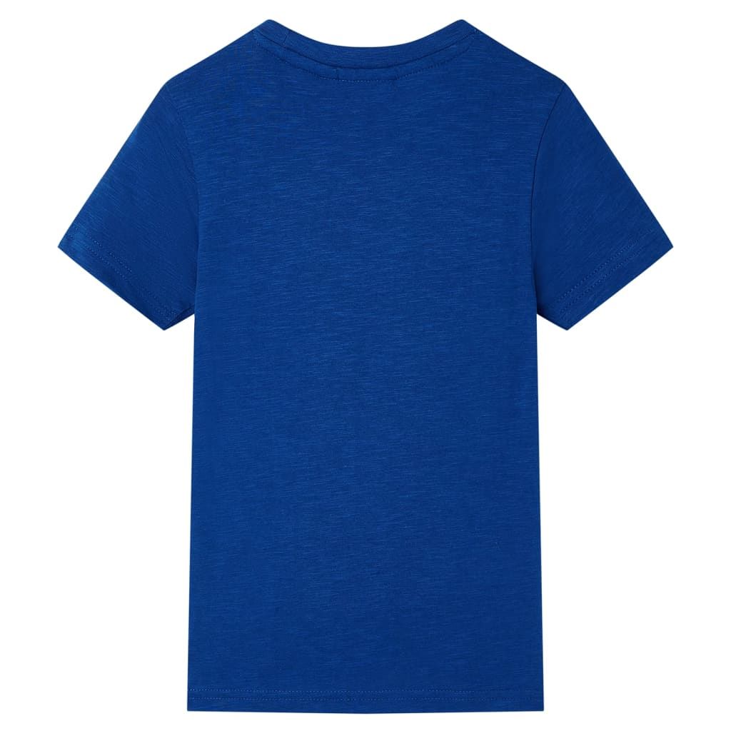 Maglietta da Bambino Blu Scuro 128 vidaXL