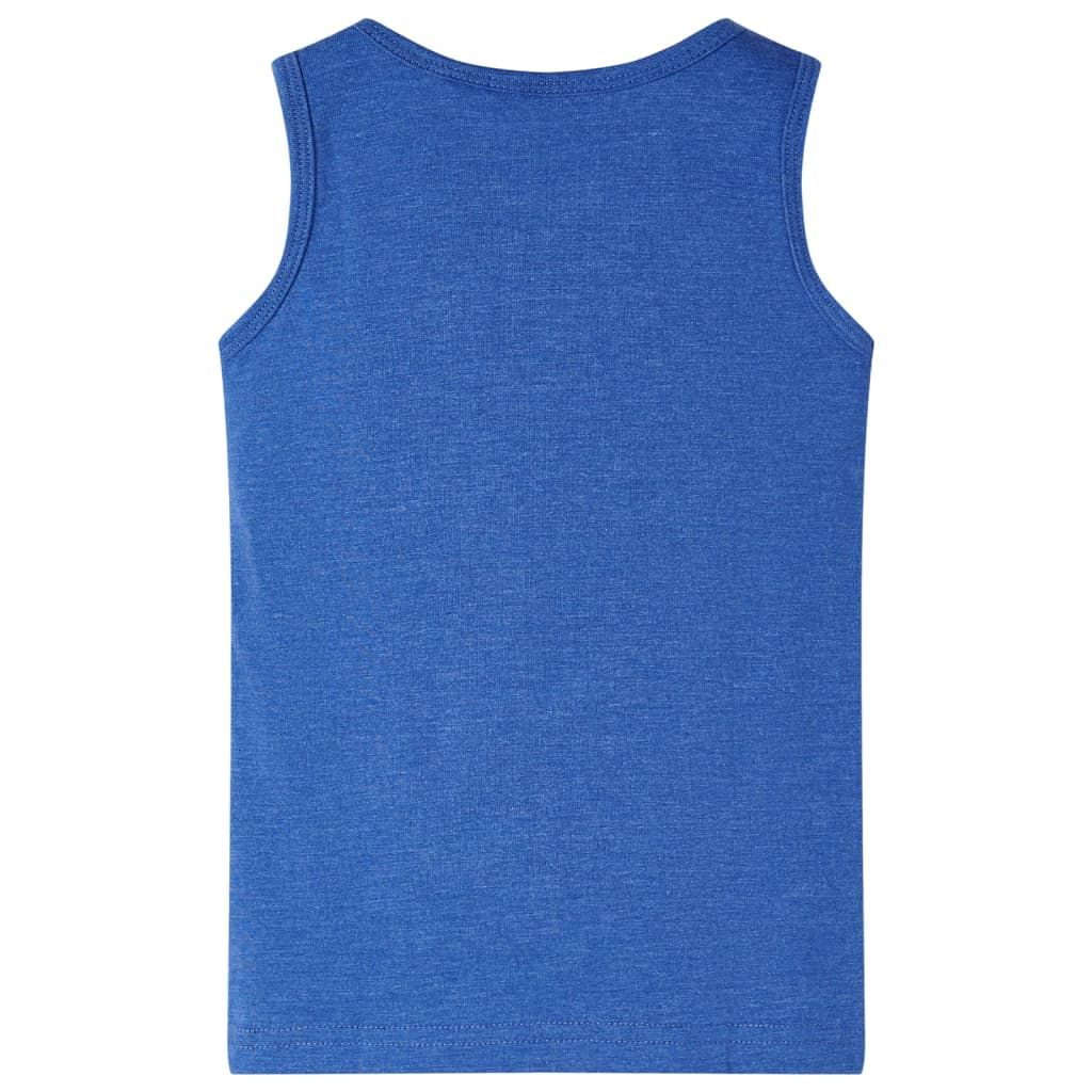 Canotta da Bambino Blu Mélange 92 vidaXL
